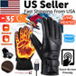Electric Heated Gloves with Thermal Warming: Windproof for Skiing and Snow Activities (USB-Powered)