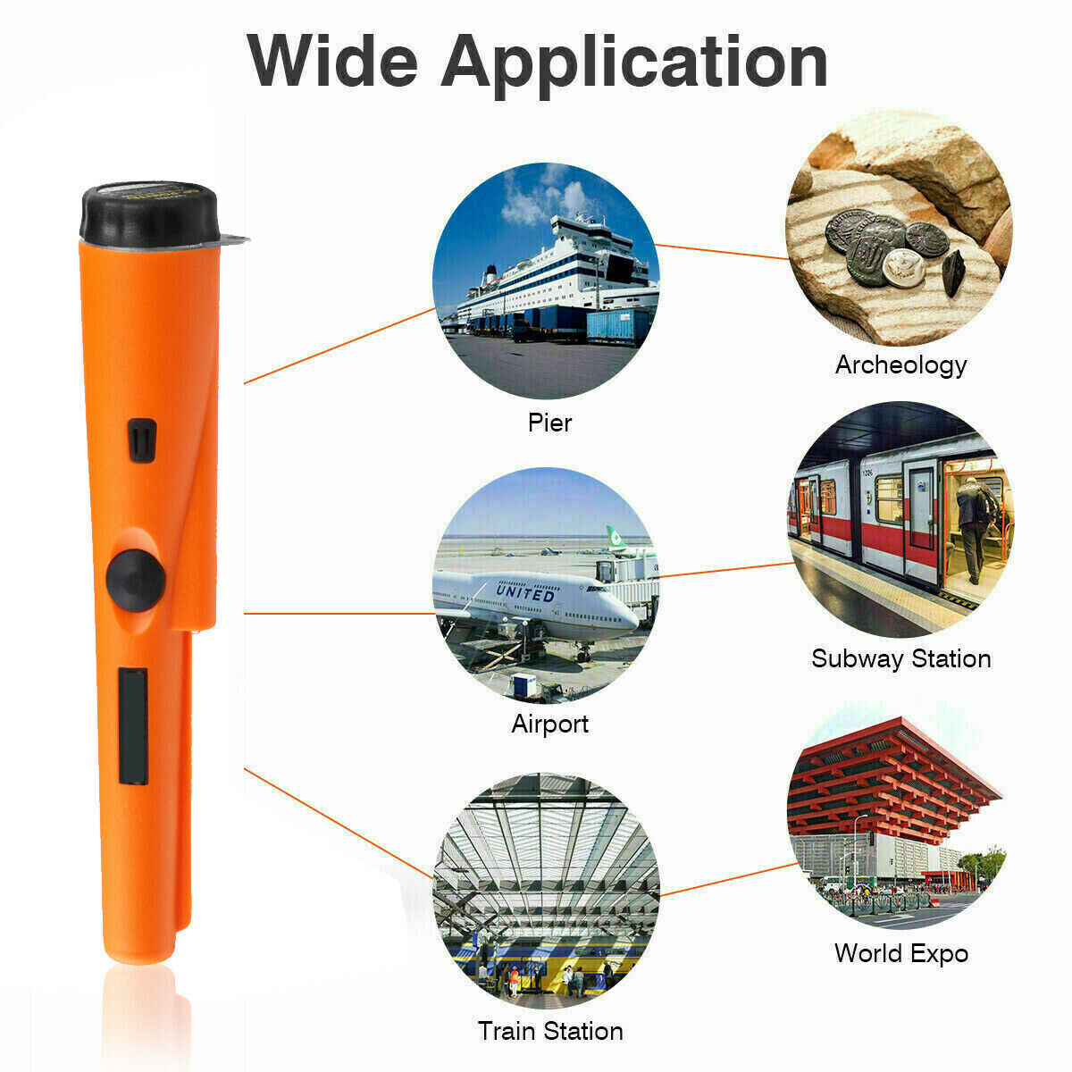 Handheld Waterproof Metal Detector - Ultimate Gold Digger Hunter with High Sensitivity Testing