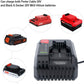 Power Up Faster with 20V MAX Rapid Charger for Black&Decker and Porter Cable 20 Volt Lithium Battery