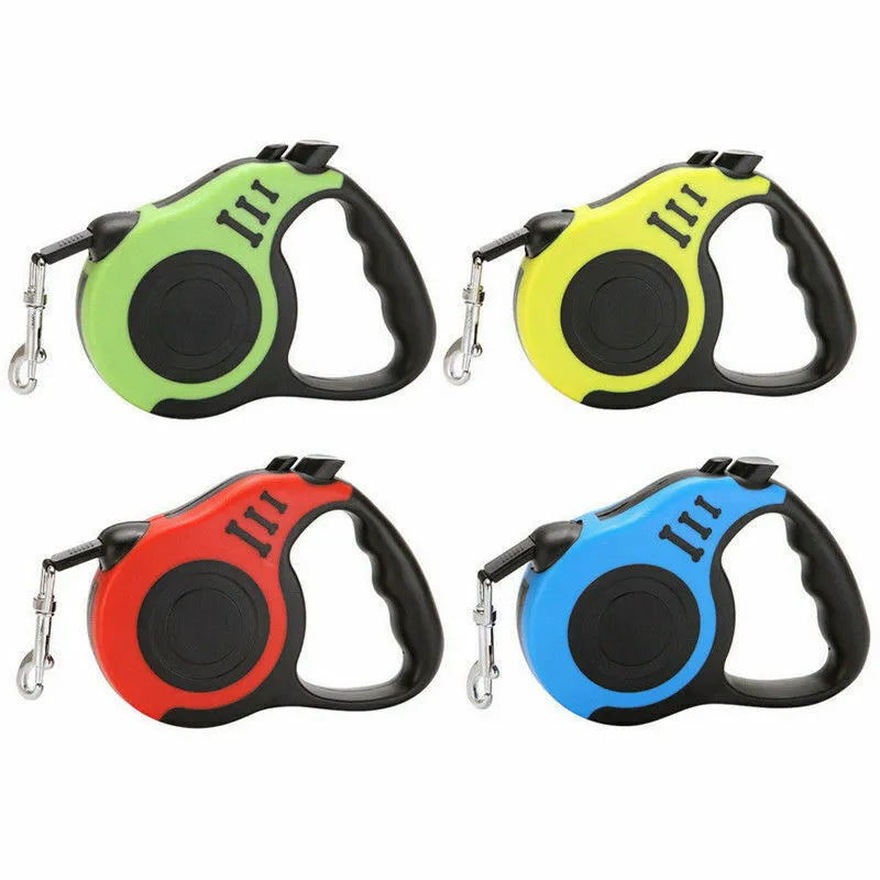 Retractable Dog Leash Pet Collar Automatic Walking Lead Free