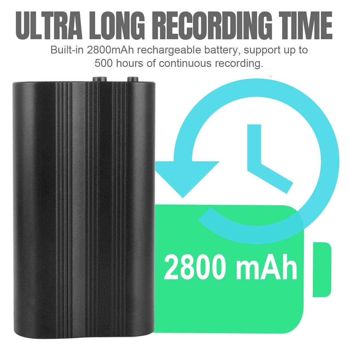 Voice activated Audio Recorder (Magnetic)