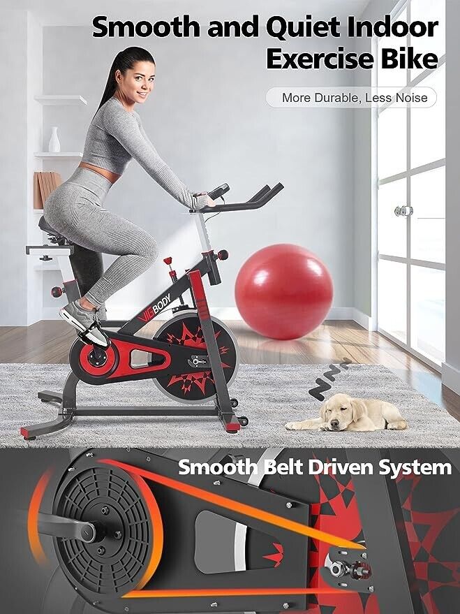 Indoor exercise bike for home fitness