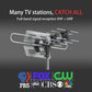 Outdoor TV Antenna  360°Rotation UV Dual Frequency TV Booster