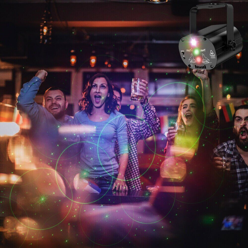 RGB LED Laser Stage Projector with 1024 Patterns for DJ, Disco, KTV & Parties