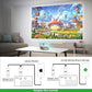 Mini Portable Projector 1080P LED Pico Video Projector for Home Theater Movie