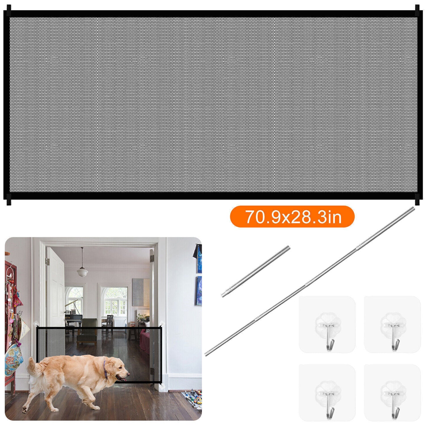 Baby and Pet Safety Gate- Mesh