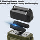 Rechargeable Electric Beard Shaver Trimmer Razor with USB Charging for Men's Hair Shaving and Grooming