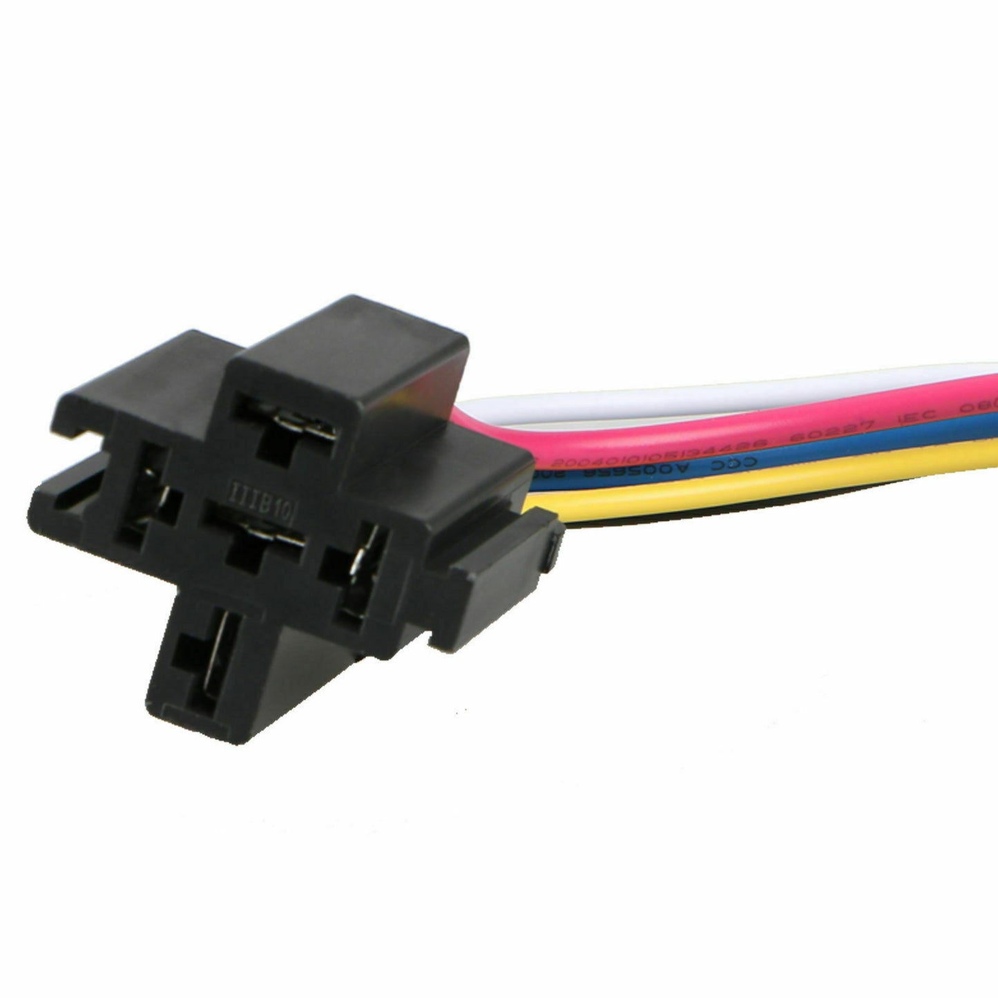 Ensure Reliable Automotive Electrical Systems with the 5 Pack 12V 30/40 Amp 5-Pin SPDT Automotive Relay Set - Complete with Wires and Harness Socket