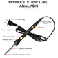 Precision Soldering Iron Kit: 60W Electric Gun with Adjustable Temperature & Premium Welding Wire