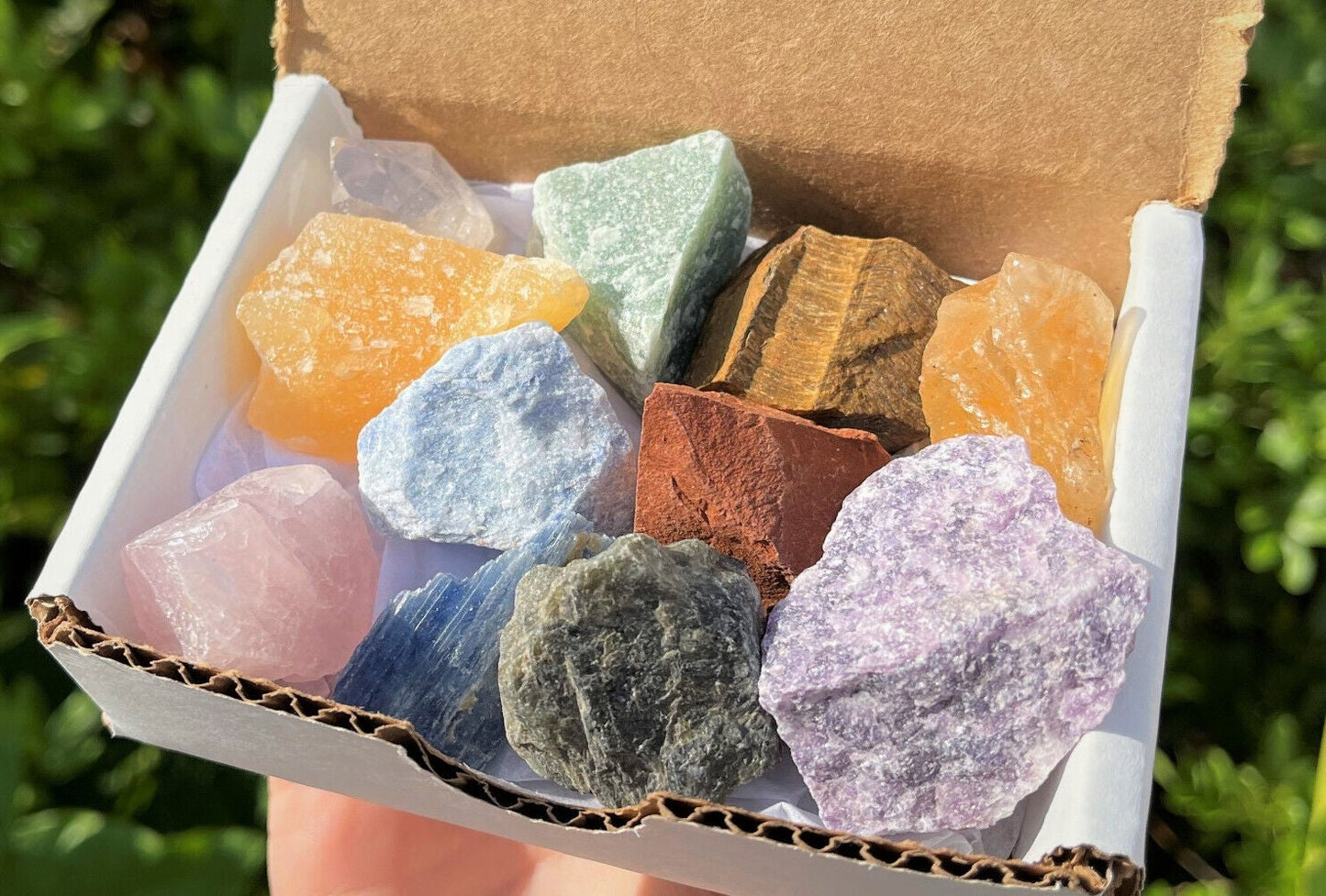 Natural Raw Mineral Gems and Crystals