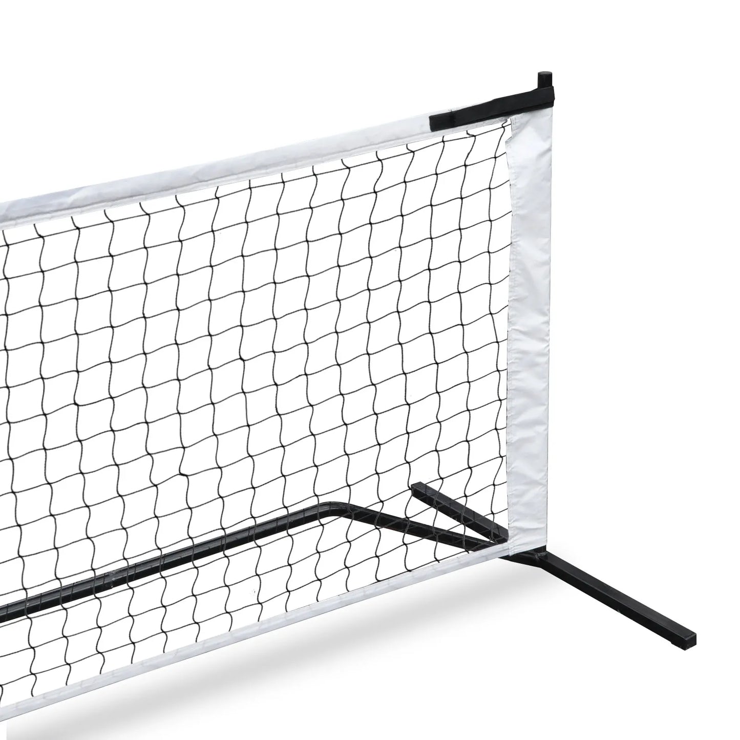 Portable 22FT Durable Outdoor Pickleball and Tennis Net with Steel Poles, Stand, and Carry Bag