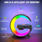Bluetooth Speaker Wireless Charger RGB Alarm Clock LED Night Light
