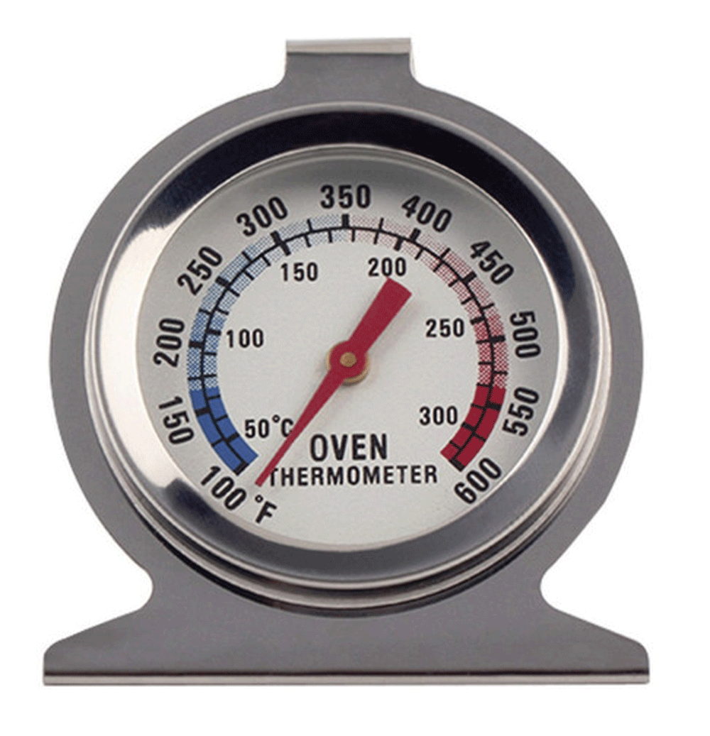 Oven Thermometer Stainless Steel Classic Stand Up Food Meat Temperature Gauge