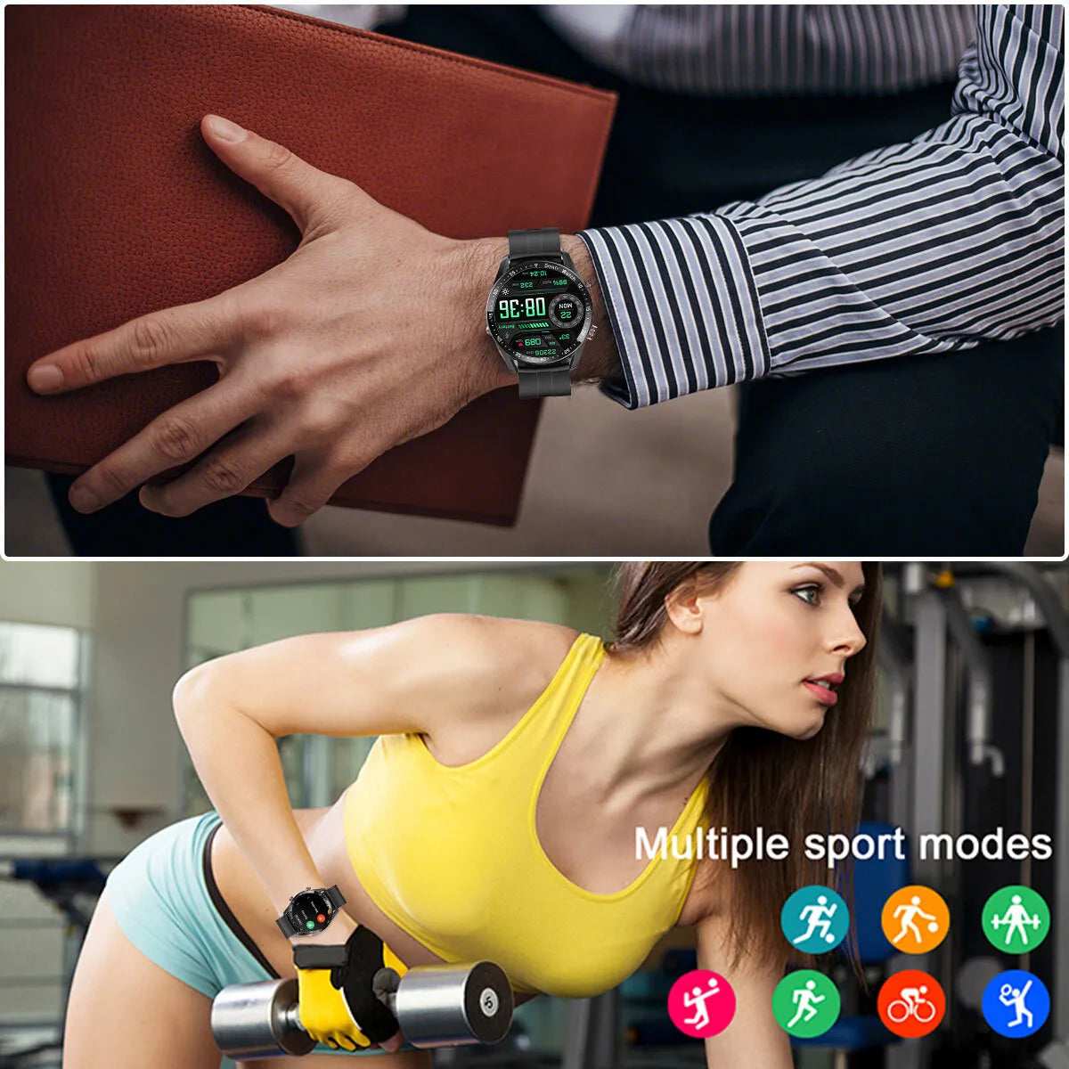 Smart Watch For Men/Women Waterproof Smartwatch Bluetooth iPhone Samsung