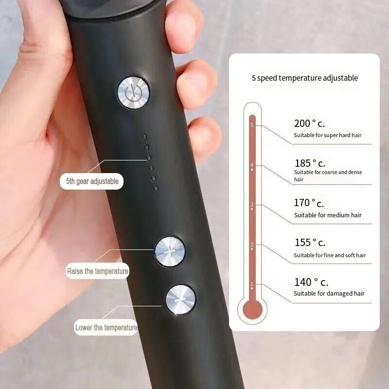2-in-1 Hair Straightener Comb & Iron