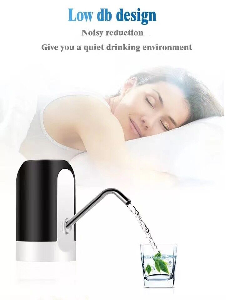 HydraPump Pro – Electric Water Dispenser for 5-Gallon Bottles with USB Charging