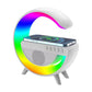 RGB Night Light Desk Lamp with Wireless Charger and Bluetooth Speaker
