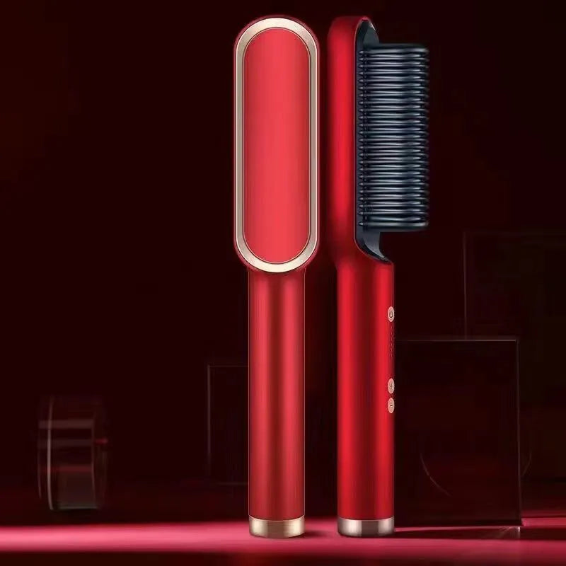 2-in-1 Hair Straightener Comb & Iron