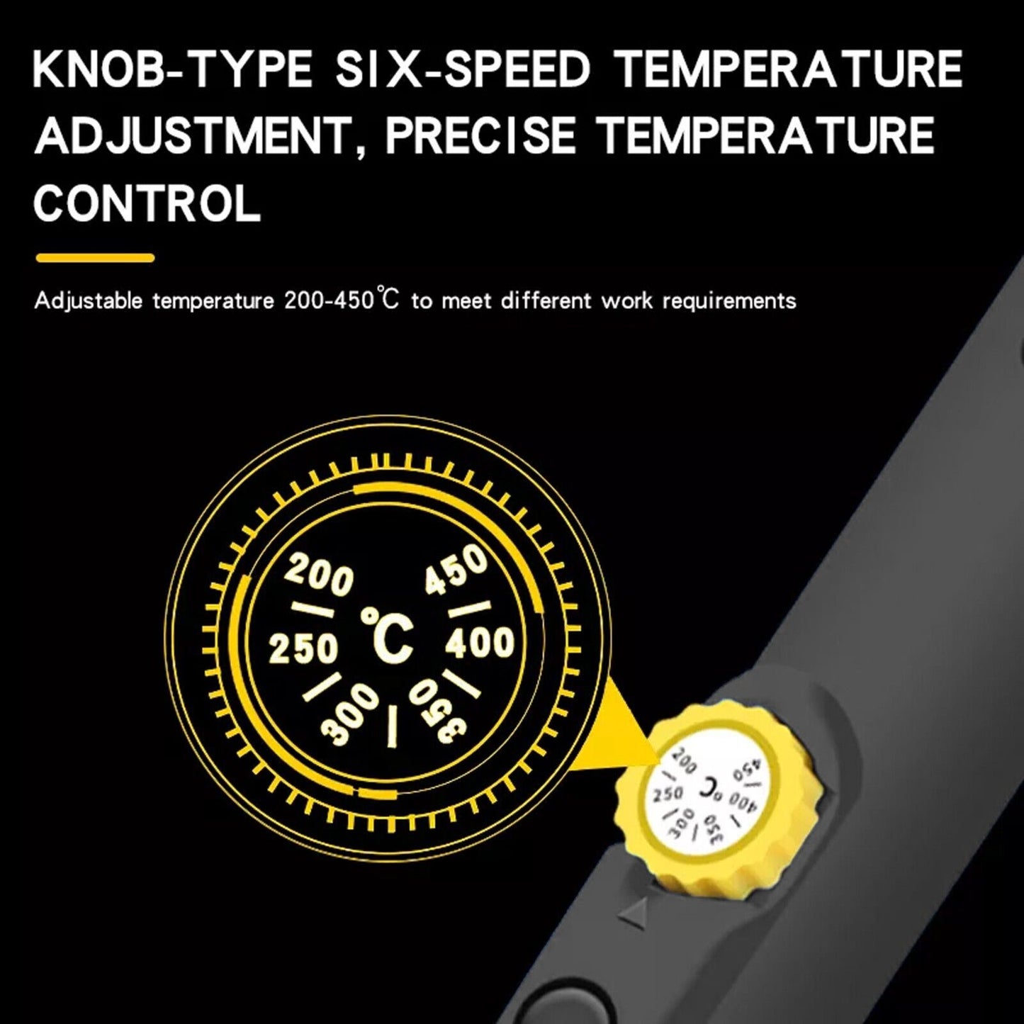 Precision Soldering Iron Kit: 60W Electric Gun with Adjustable Temperature & Premium Welding Wire