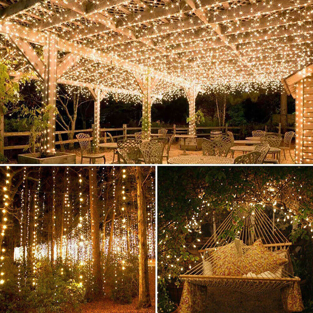 Solar-Powered LED Fairy Lights for Garden, Outdoor Parties, and Christmas Decor