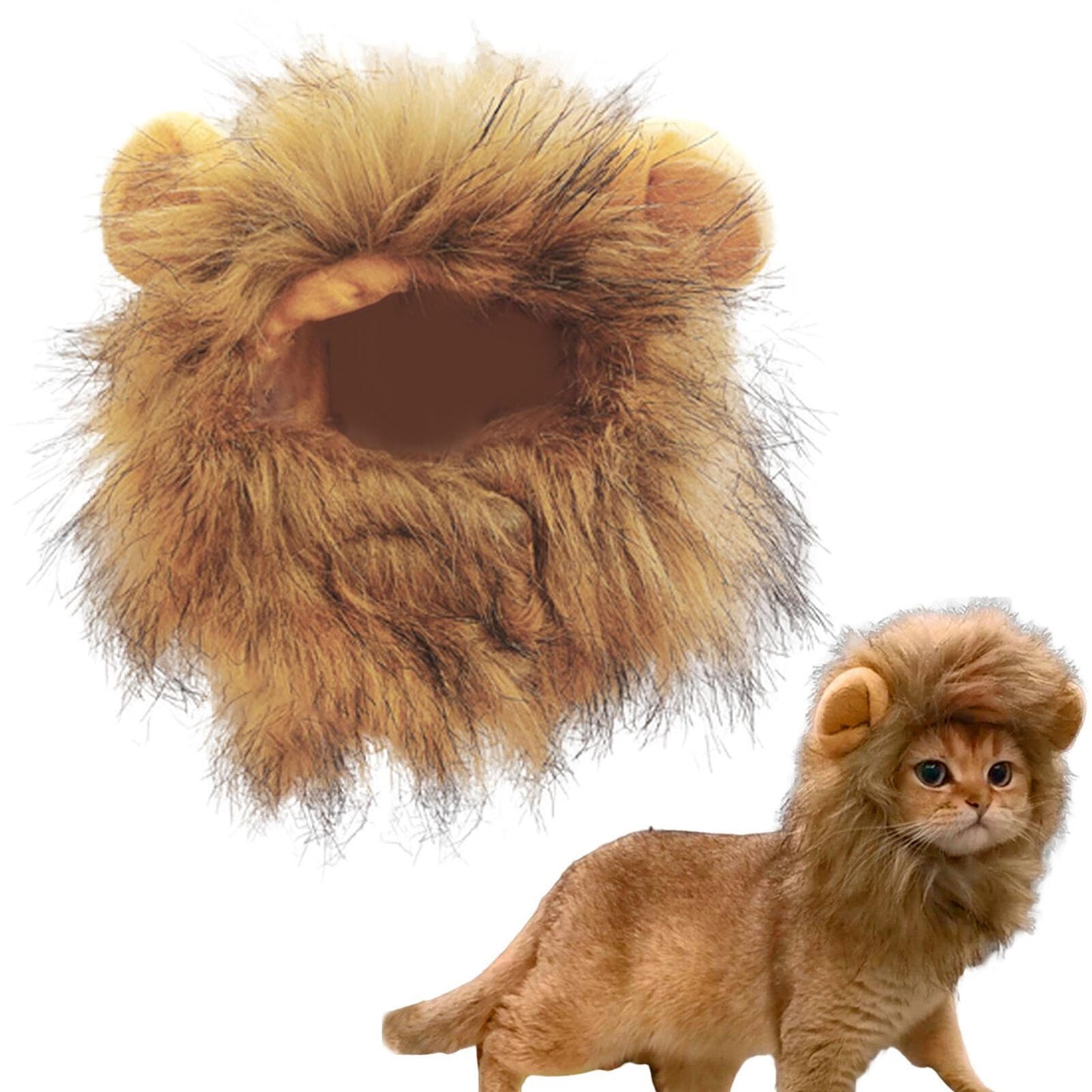 Lion Wig Costume for Cats