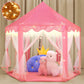 Princess Indoor Play Tent for Kids with Star Lights