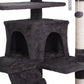 55" Sturdy Cat Tree Tower: Large Activity Center & Condo for Play and Rest
