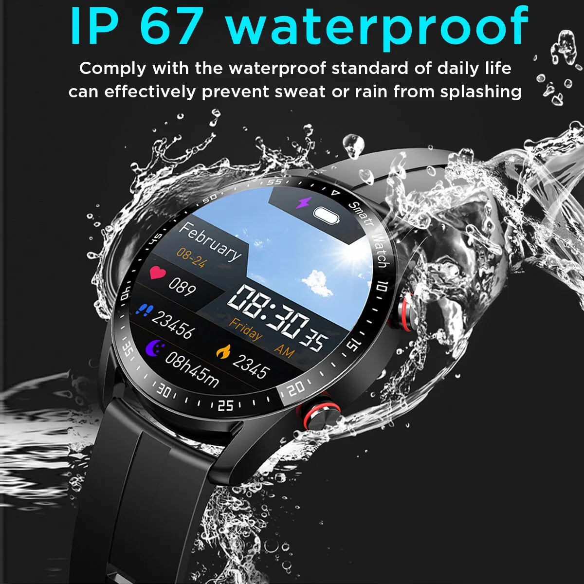 Smart Watch For Men/Women Waterproof Smartwatch Bluetooth iPhone Samsung