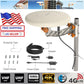 HDTV Outdoor Amplified TV Antenna 360° Omni-Directional Digital HD 1080P 4K (Homes, RVs, Yachts)