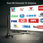 Upgraded Digital TV Antenna: 300-Mile Range, 1080P & 4K HDTV Indoor Reception