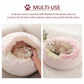 Soft Hooded Plush Pet Bed for Cats and Dogs