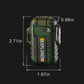 Waterproof Dual Arc Electric Lighter with Flameless Plasma Technology and USB Rechargeable Functionality