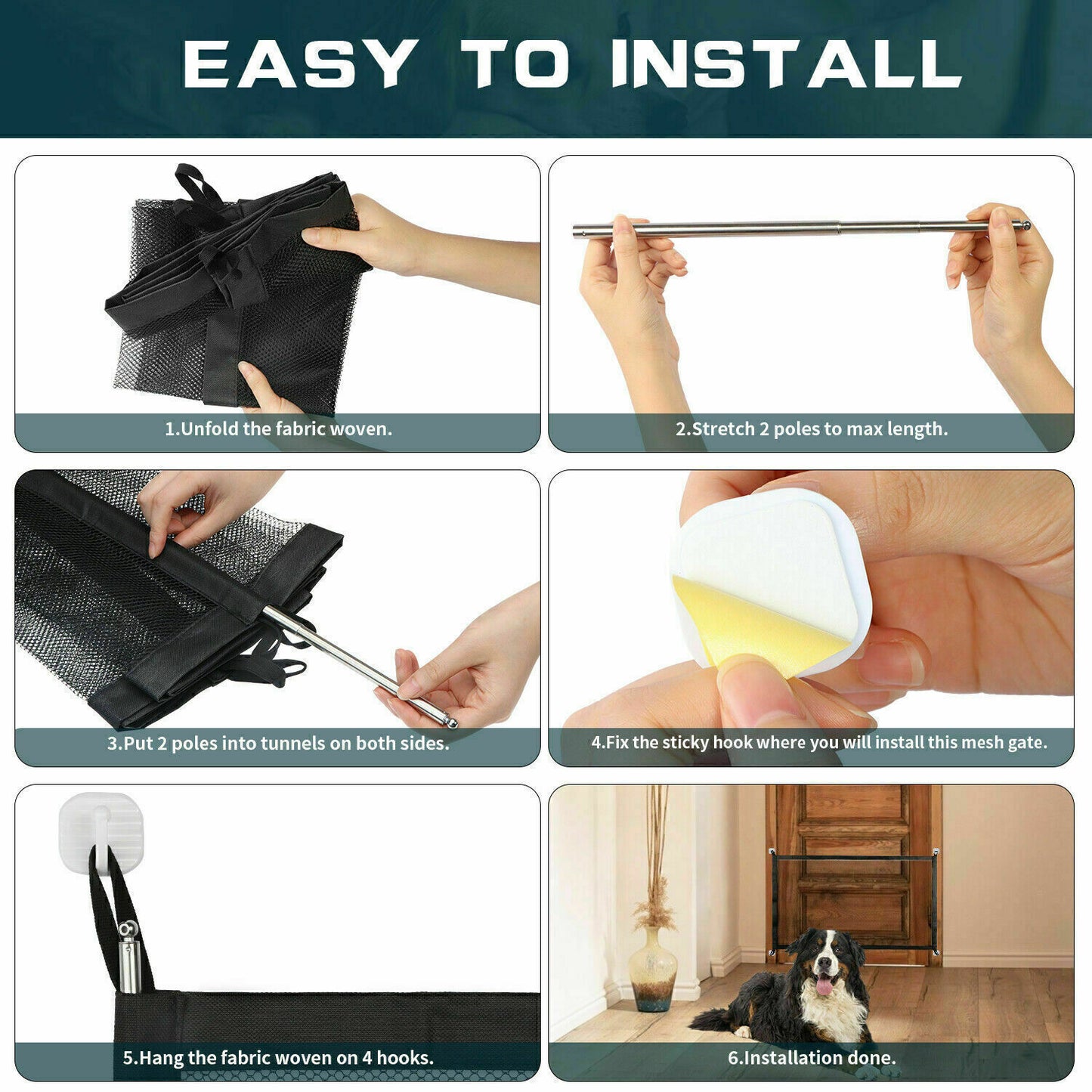 Baby and Pet Safety Gate- Mesh