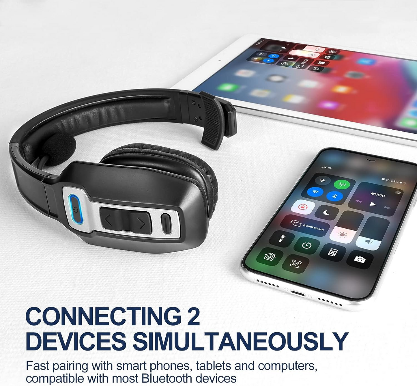Trucker Headset: Wireless Noise Cancelling Mic (Phones & PC)