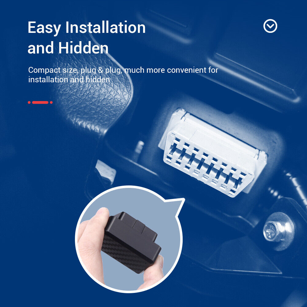 Real-Time OBD2 GPS Tracker: OBD II Locator for Car & Truck Tracking in the US