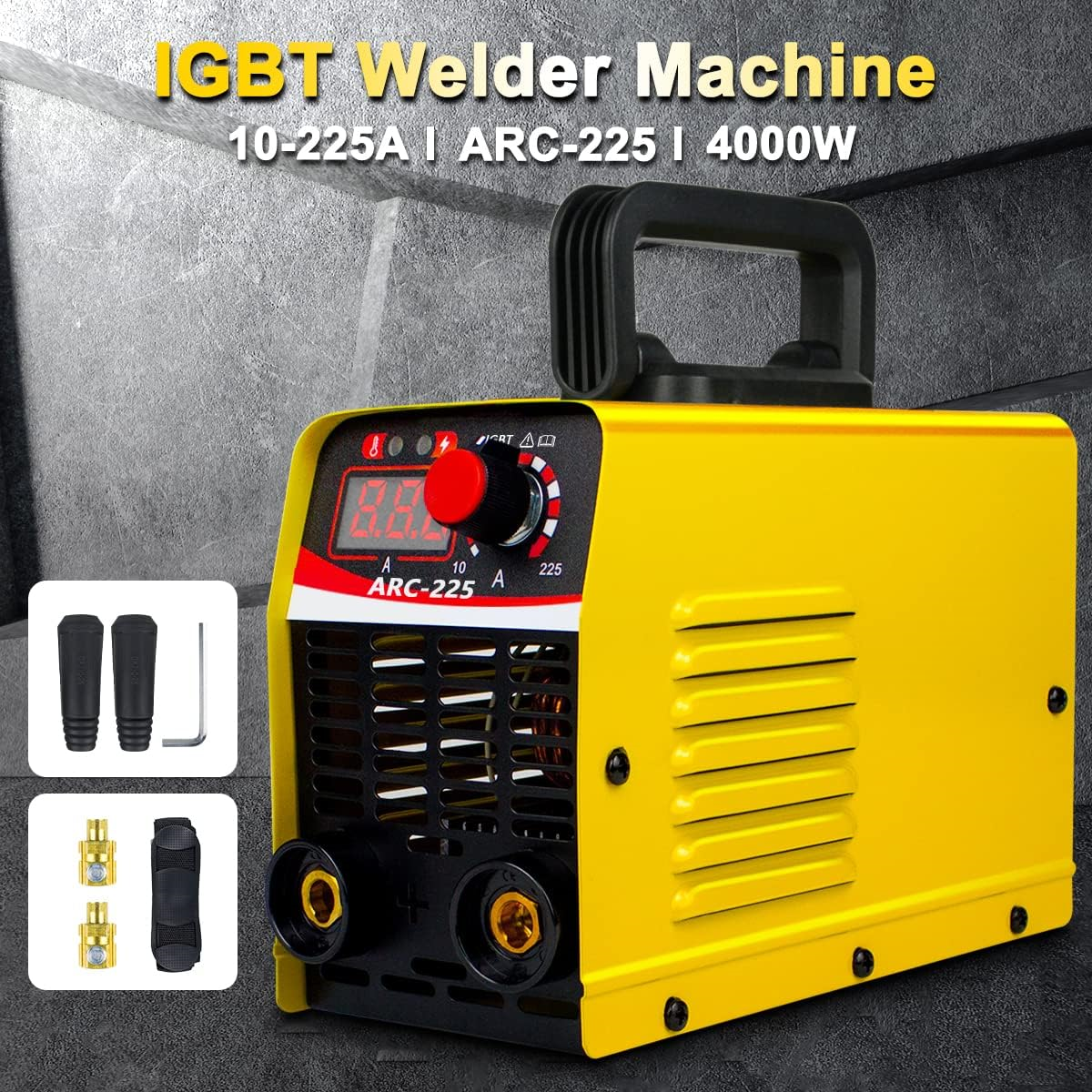 110V 300AMP Compact IGBT ARC Welding Machine - Portable Inverter DC MMA Electric Stick Welder