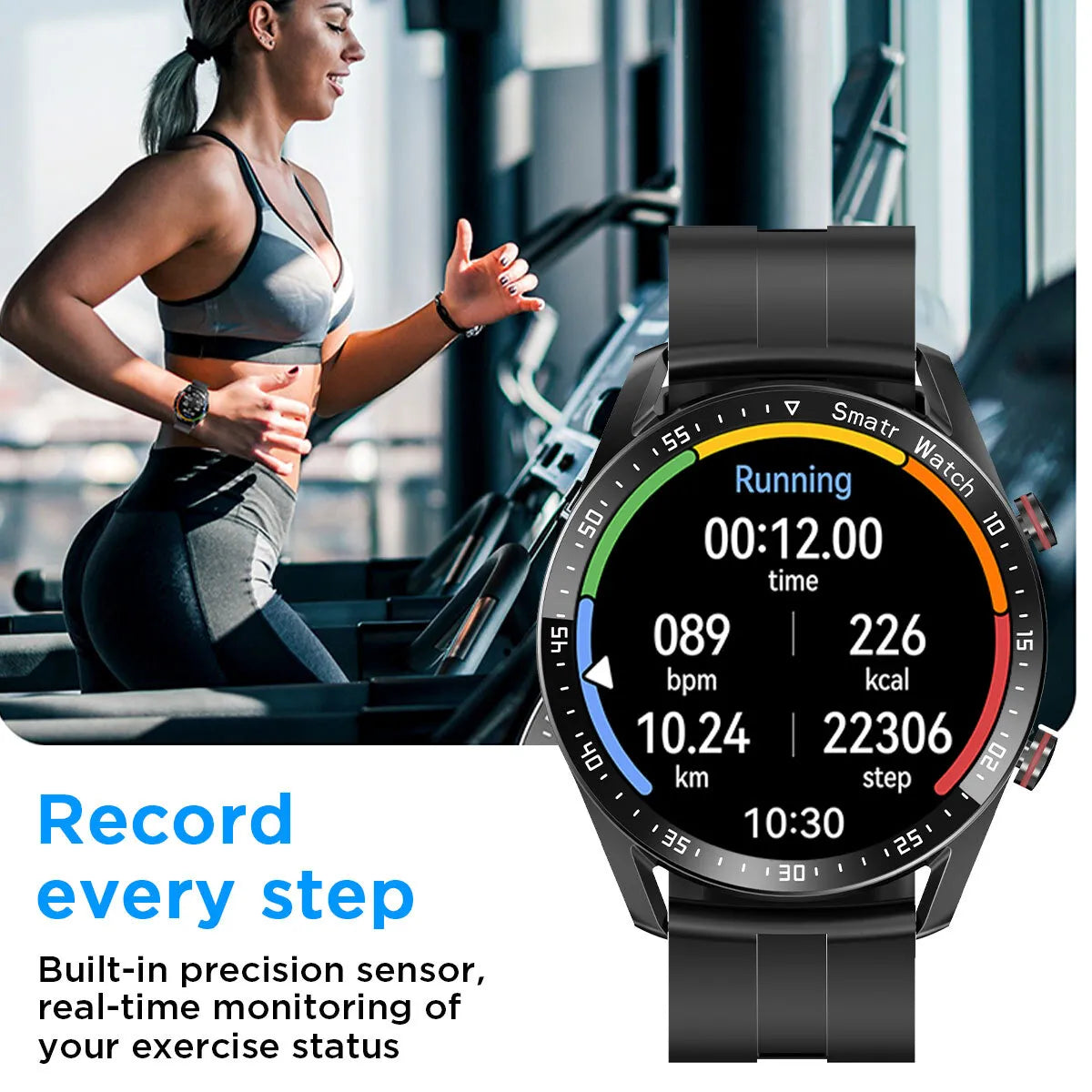 Smart Watch For Men/Women Waterproof Smartwatch Bluetooth iPhone Samsung