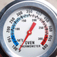 Oven Thermometer Stainless Steel Classic Stand Up Food Meat Temperature Gauge