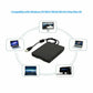 USB 2.0 External Floppy Disk Drive 3.5" 1.44MB For Laptop Windows PC Mac