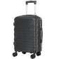 22" Black Hardside Carry-On Spinner Suitcase - Expandable Luggage with Wheels