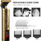 Professional Men's Beard & Hair Trimmer Kit: Cordless T-Blade Shaver & Barber