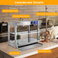 Commercial Countertop Food Warmer Heater Display Case  2-Tier  750W
