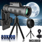 80x100 HD Monocular Telescope – High-Powered Optics for Outdoor Enthusiasts