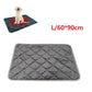 Self-Warming Thermal Mat: Premium Non-Slip Hot Pad for Canine and Feline Beds (Gray)