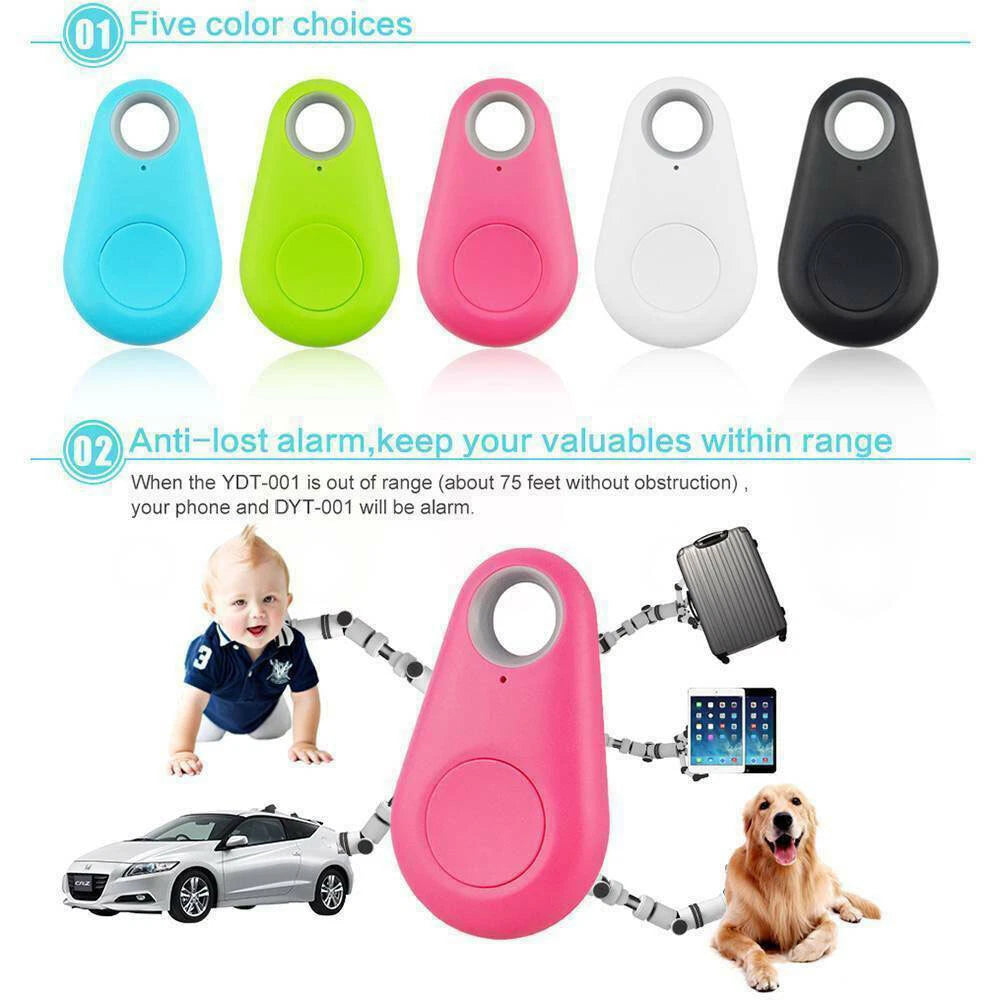 Bluetooth Smart Tag – Key Finder, Pet & Wallet Tracker with App-Based Location + Alarm