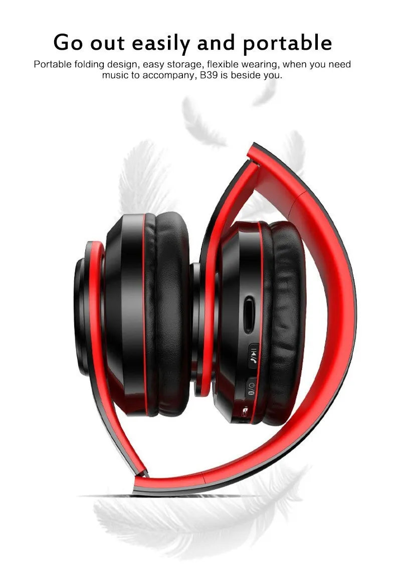 Super Bass Wireless Bluetooth Headphones Foldable Stereo Earphones Headsets