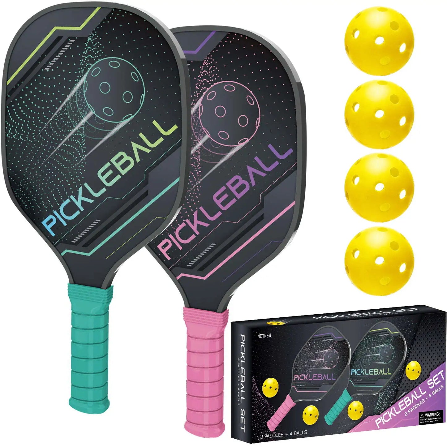 Pickleball Paddle Wooden Pickleball Paddles (Set of 2)