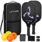 Fiberglass Pickleball Paddle Set - 2 Pack Racquets with Pickle Balls Racket Kit