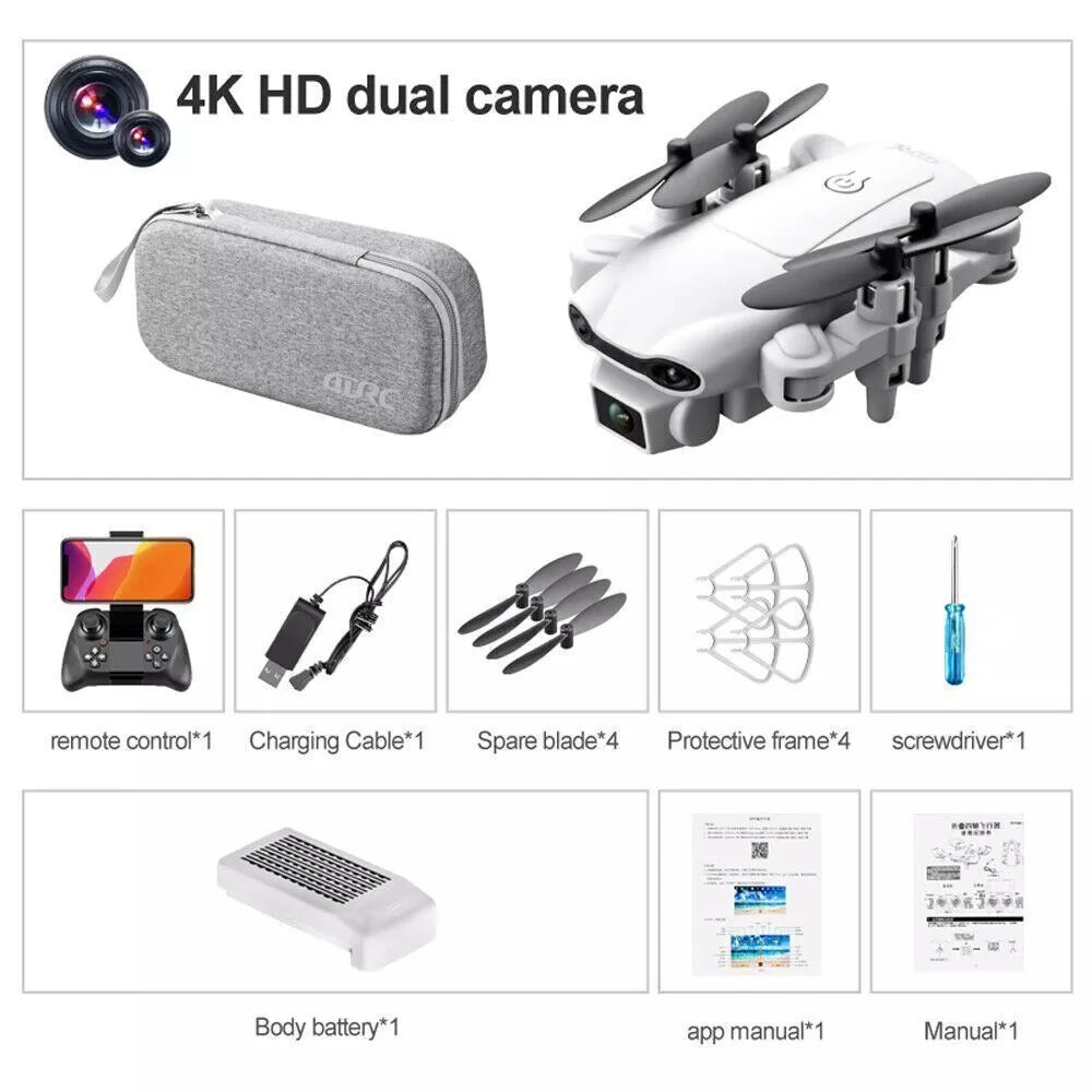 1080P HD Wi-Fi Camera Drone with FPV Live Video, Stunt Modes, Gravity Sensor & Altitude Hold – Beginner & Kids Friendly, Durable Design, Rechargeable Battery