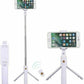 30" Remote Selfie Stick Tripod and Phone Desk Holder - Compatible with iPhone and Samsung